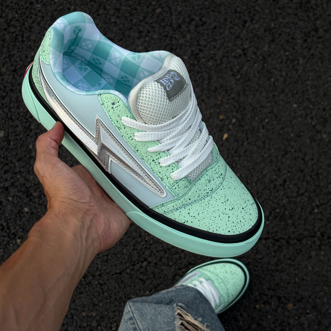 Frisse mintgroene Lightning Ch - Vans Shoes Old Skool recensie en prijs