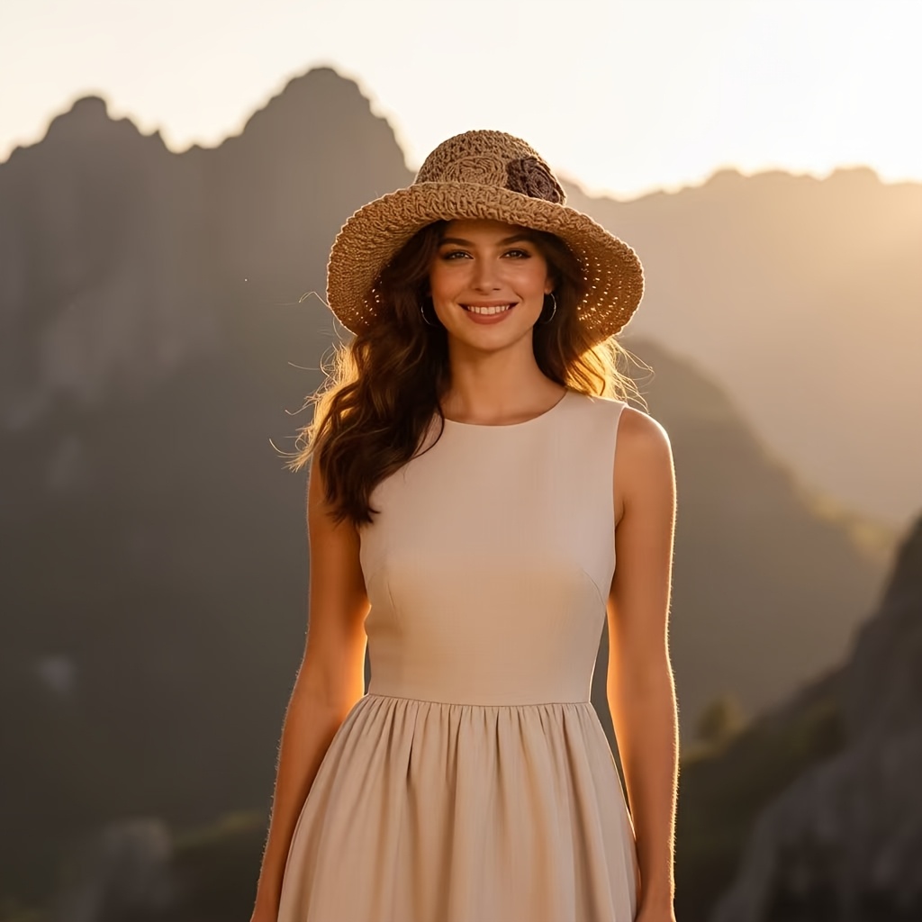 Boheemse bloemenhoed voor dame - Bucket Hat Straw recensie en prijs